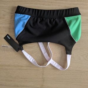 NWT SoulCycle Tri color blocked sports bra size S